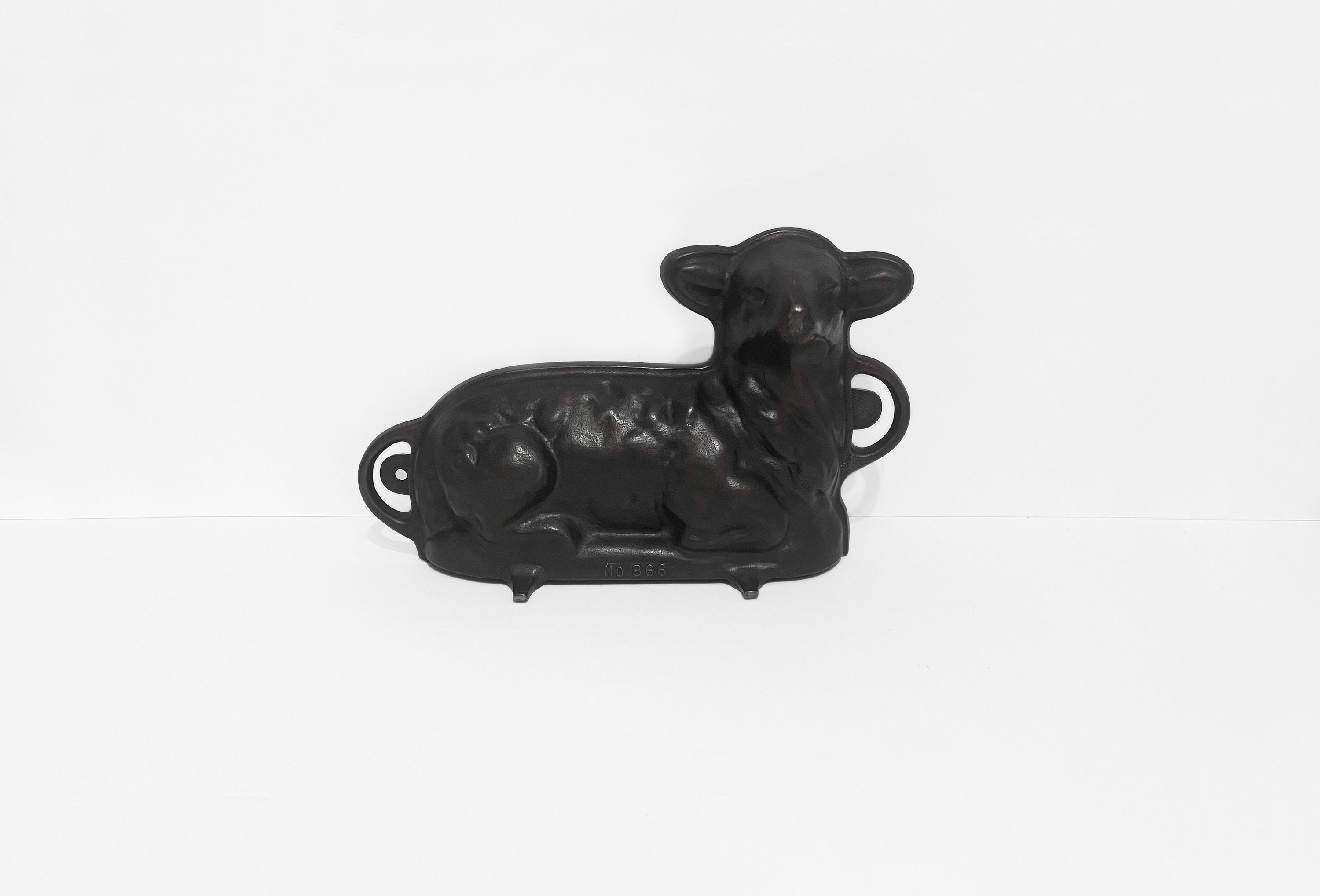 Vintage Griswold Cast Iron Lamb Cake Mold No.866 Etsy