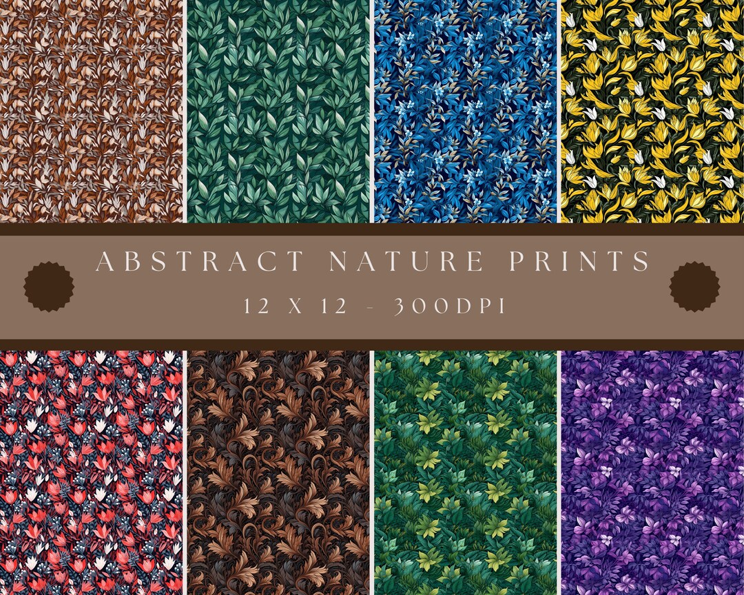 Printable Wall Art Abstract Nature Prints Digital Prints Posters/sewing ...
