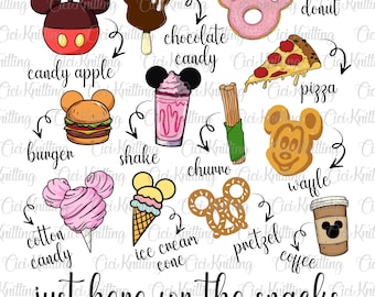 I'm Just Here For The Snack And Drink Png, Snack Vacation Png, Vacay Mode Png, Drinks And Foods Png, Snackgoal Png, Sublimation File