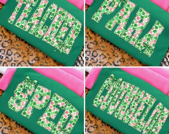 Teacher St Patrick Png Bundle, School Occupation St Pattys Day Png,Pink Shamrock Png, Lucky Coquette Png, Trendy Irish Png, Digital Download