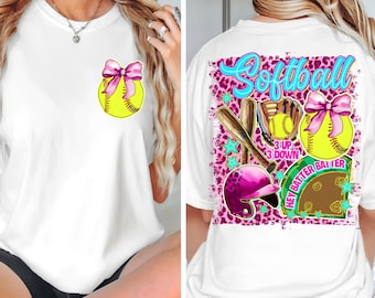 Softball Coquette Png, Pink Softball Coquette Design, Softball Png, Softball Mom Png, Sport Mom Png, Pink Bows Sublimation File PNG
