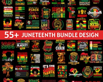 55+ Juneteenth PNG Bundle, Black History Month, African American, They Not Like Us Png, Black Women Png, Free-ish Png, Celebrate Freedom Png
