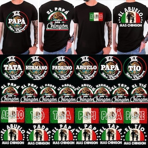 Bundle El Papa Mas Chingon Png, Dia Del Padre Png, Papá Png, Happy Father's Day Png, Eres Mi Heroe Png, Gift For Dad, Funny Spanish Gift