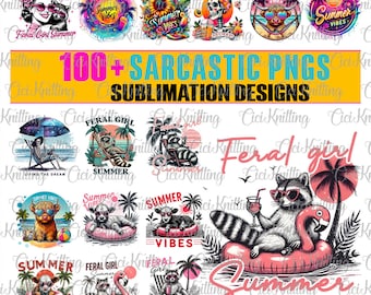 100+ lustige Pngs, wildes Mädchen Sommer Png, Hemd Png, Strandhemd Png, lustiges Waschbärhemdentwurf, Sommerhemdentwurf, lustige Sommer Grafik Png