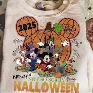 Mouse Not So Scary Png, Halloween Party 2025 Png, Mouse Pumpkin Png,Halloween Mouse and Friends, Spooky Season, Magical Kingdom,Digital File