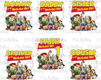 Bundle Personalized Birthday Girl Png, Cartoon Birthday Png, Family Trip 2026 Png, Birthday Squad Png, Magical Kingdom, Family Vacation Png