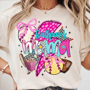 Softball Baseball Mama Png, Ballpark Mama Png, Game Day Vibes, Coquette Bow Sports Png, Checkered Softball Mama Png, Softball Mama Png