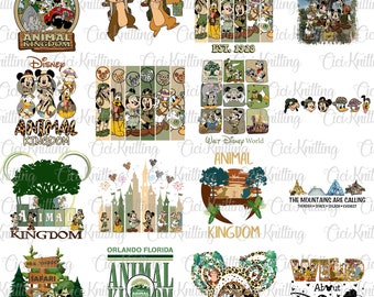 Bundle Animal Kingdom Png, Wild Trip Png, Family Trip Png, Family Vacation Png, Best Day Ever,Vacay Mode, Mouse And Friends, Magical Kingdom