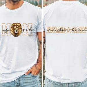 Man of God Png, Husband Dad Protector Hero Png, Christian Dad Png, Bible Verse Png, Lion Dad Png, Father&#39;s Day Png, Jesus Png, Cross Png