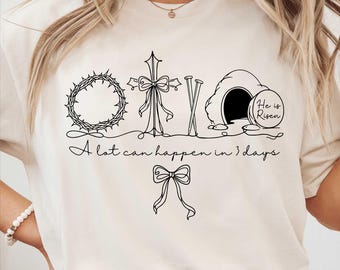 Muchas cosas pueden pasar en 3 días (SVG), Pascua cristiana (SVG), Coqueta de Pascua (SVG), Versículo bíblico de Pascua, Pascua de Jesús (SVG), Archivo SVG de Pascua, Archivo Cricut