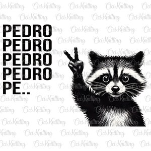 Pedro Pedro Dancing Raccoon Png T Shirt Pedro Racoon Meme, Pedro Spinning Raccoon Png Shirt , Camisa Engraçada Raccoon Meme, Pedro T Shirt Png