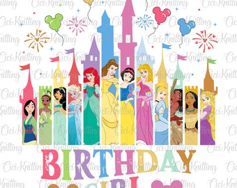 Birthday Girl Trip 2026 Png, Birthday Princess Png, Magical Kingdom, Family Vacation Png, Birthday Family Matching Shirt Png, Birthday Squad