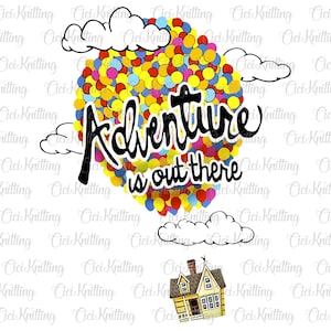 His and Hers, Wife and Husband, Groovy  Png, Anniversary Gift, Family Vacation, Gift for Couple, Cartoon Png, Air Balloon Png