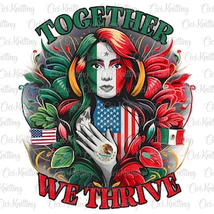 American Grown with Mexican Roots PNG, Mexicana Patriotic Png, 4th of July Png, Mexican Flag and USA Flag Png, Mexican Roots Spanish Png