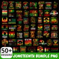 50+ Juneteenth Png Bundle, They Not Like Us Png, 1865 Juneteenth Black History Month Png, Free Ish Png, African american, Afro Women Png product logo