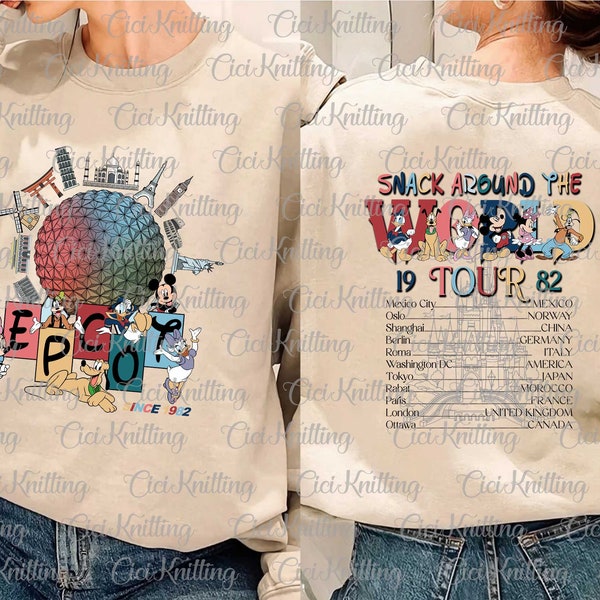 Snacking Around the World Tour 2024 Etsy