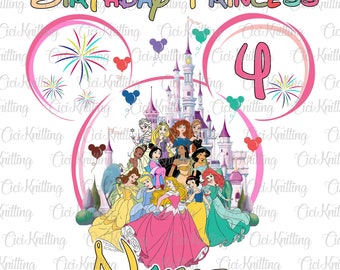 Nombre personalizado Cumpleaños Princesa Png, Cumpleañera Png, Viaje familiar Png, Cumpleaños familiar a juego Png, Reino Mágico, Vacaciones familiares
