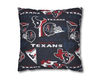 Houston Texans Spun Polyester Square Pillowcase