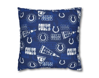 Indianapolis Colts Spun Polyester Square Pillowcase