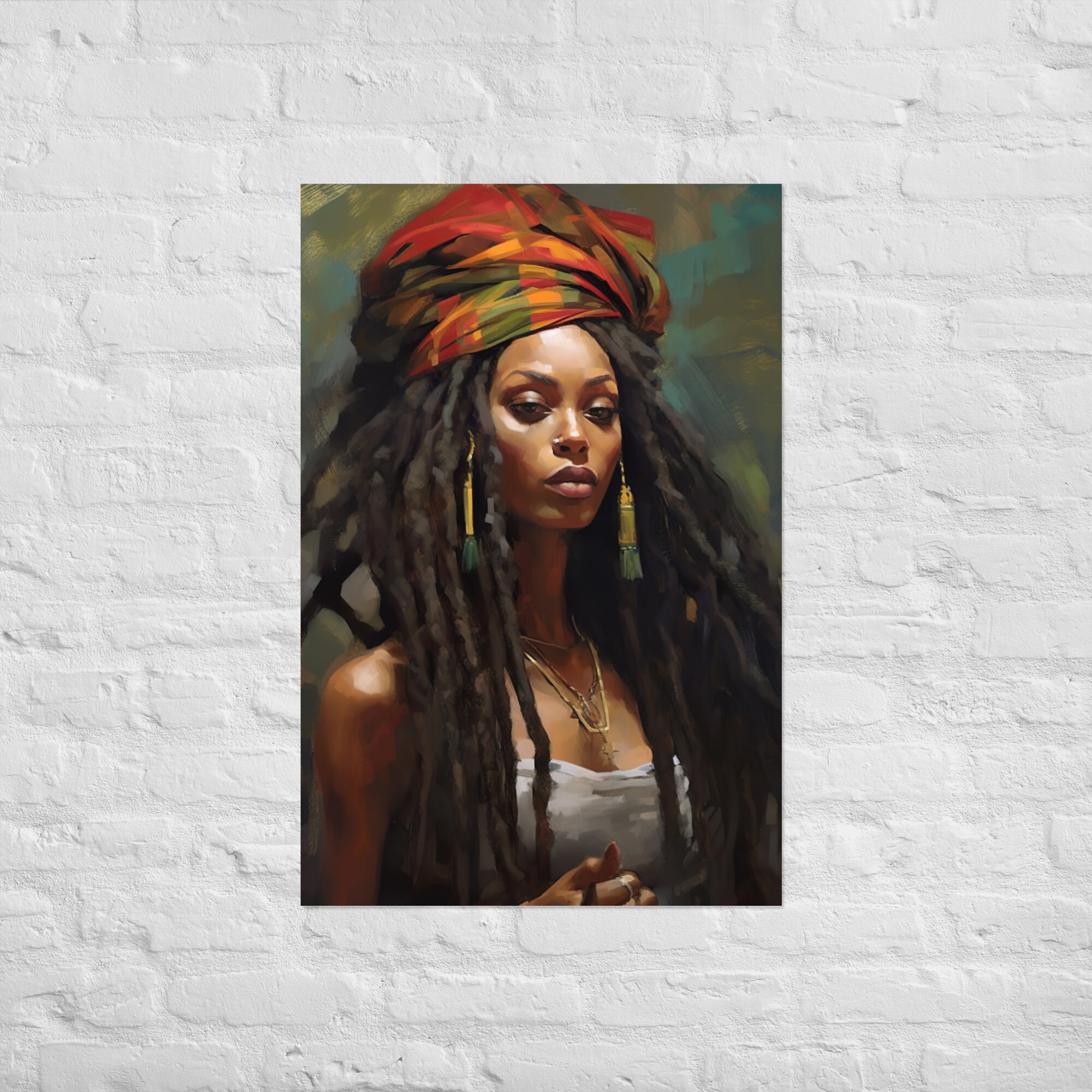 Rasta Woman Painting