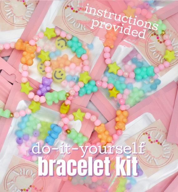 Kit Para Hacer Pulseras Y Collares Con Cuentas – Set De 23 Formas Y Colores Para Niñas 5-12 Años, Manualidades Creativas