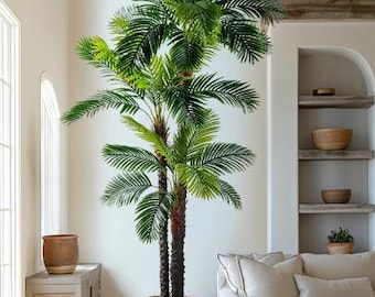Kunstpalme Cycas Palme - Kunstpflanze - exotische Deko, Palme mit groen  Wedeln- Terrassen Deko - Geschenkidee - 100cm Hhe - Etsy.de