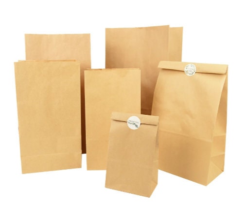 20pcs 8''x6''x3'' Kraft Paper Bags / Paper Gift Bags / Favor Bags