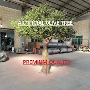 Konstgjord olivträd Stor inomhus/utomhus Simulerade ornament Hem Hotell Köpcentrum Dekor Scenisk grön bröllopsdekoration DIY-träd