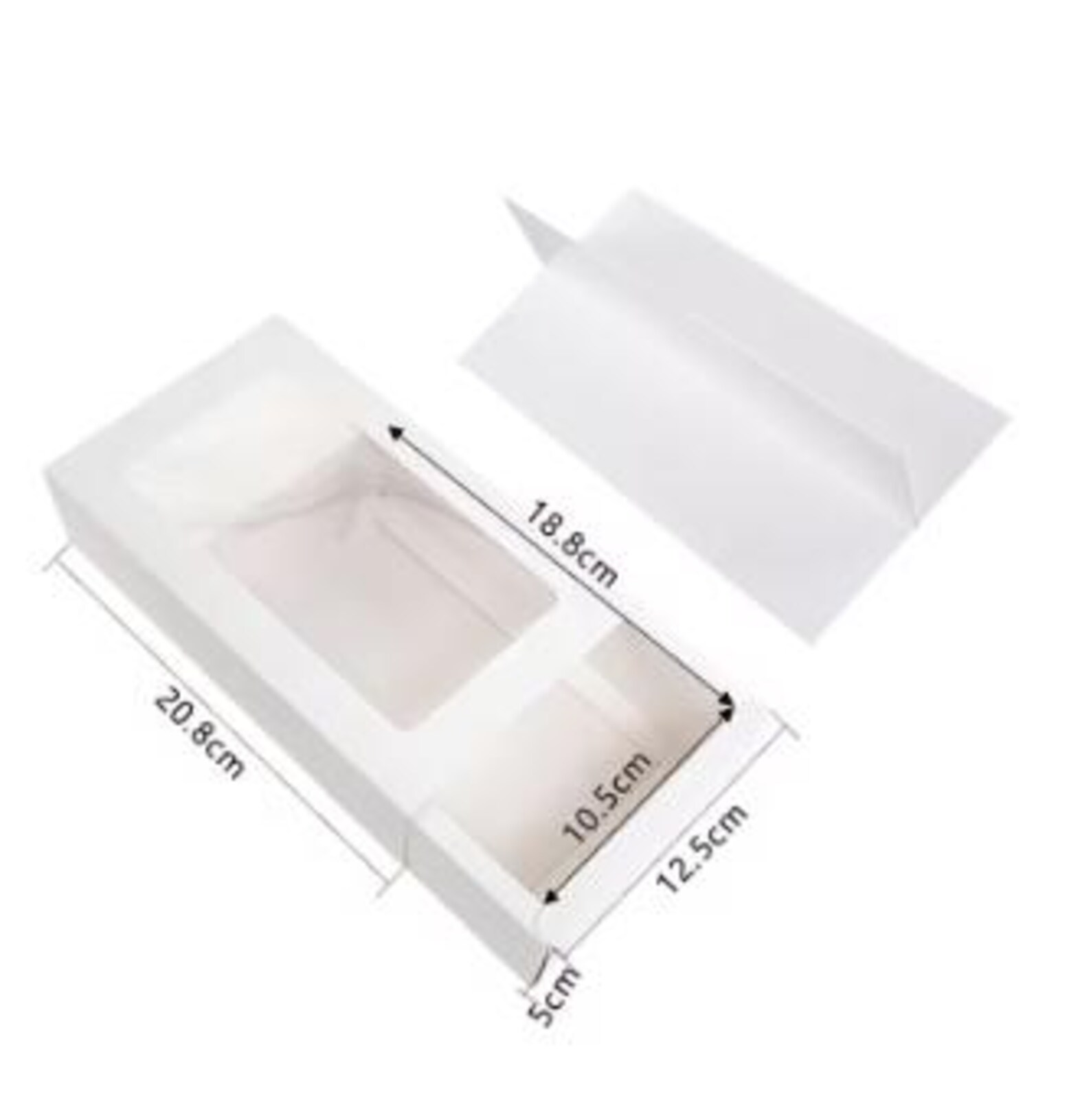 10pcs Macaron Paper Boxes With Window Cookie Cake Containers Dessert ...