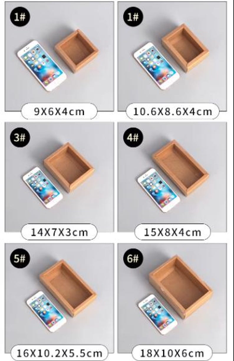 10pcs Kraft Gift Box With Clear PVC Window Cookie Cake Candy Party ...