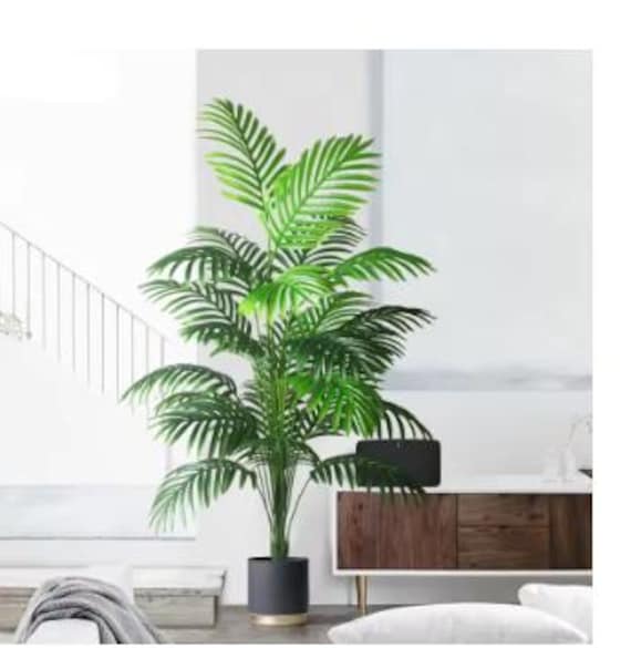 artificial palm tree plants Indoor/Outdoor LED Palm Tree 6'