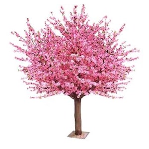 Grande albero di pesco artificiale per Natale, albero di ciliegio simulato, giardino esterno, grande albero di pesco dei desideri, centro per matrimoni, decorazione per la casa