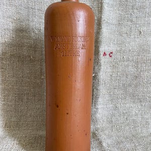 A Very Rustic Gin Sandstone Bottle, Wynand Fockink Amsterdam 1 Liter Brand Bottle, French Shabby Chic Country Kitchen, French Farmhouse 1900