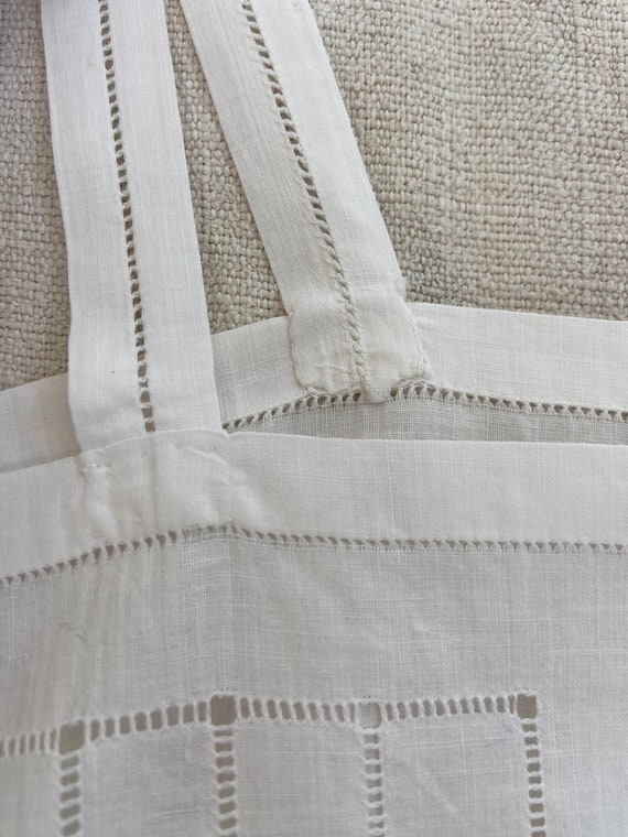 Monogram RH Authentic Pure Cotton Linen Fabric Ni… - image 7