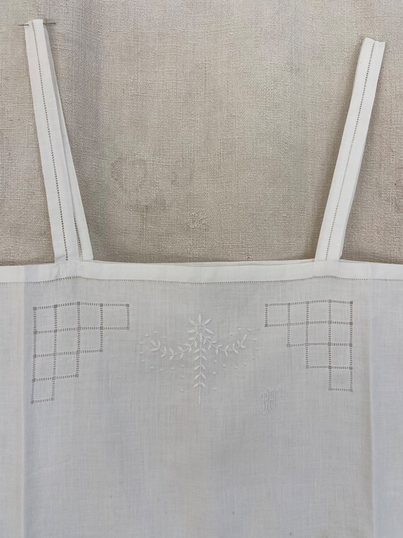 Monogram RH Authentic Pure Cotton Linen Fabric Ni… - image 3