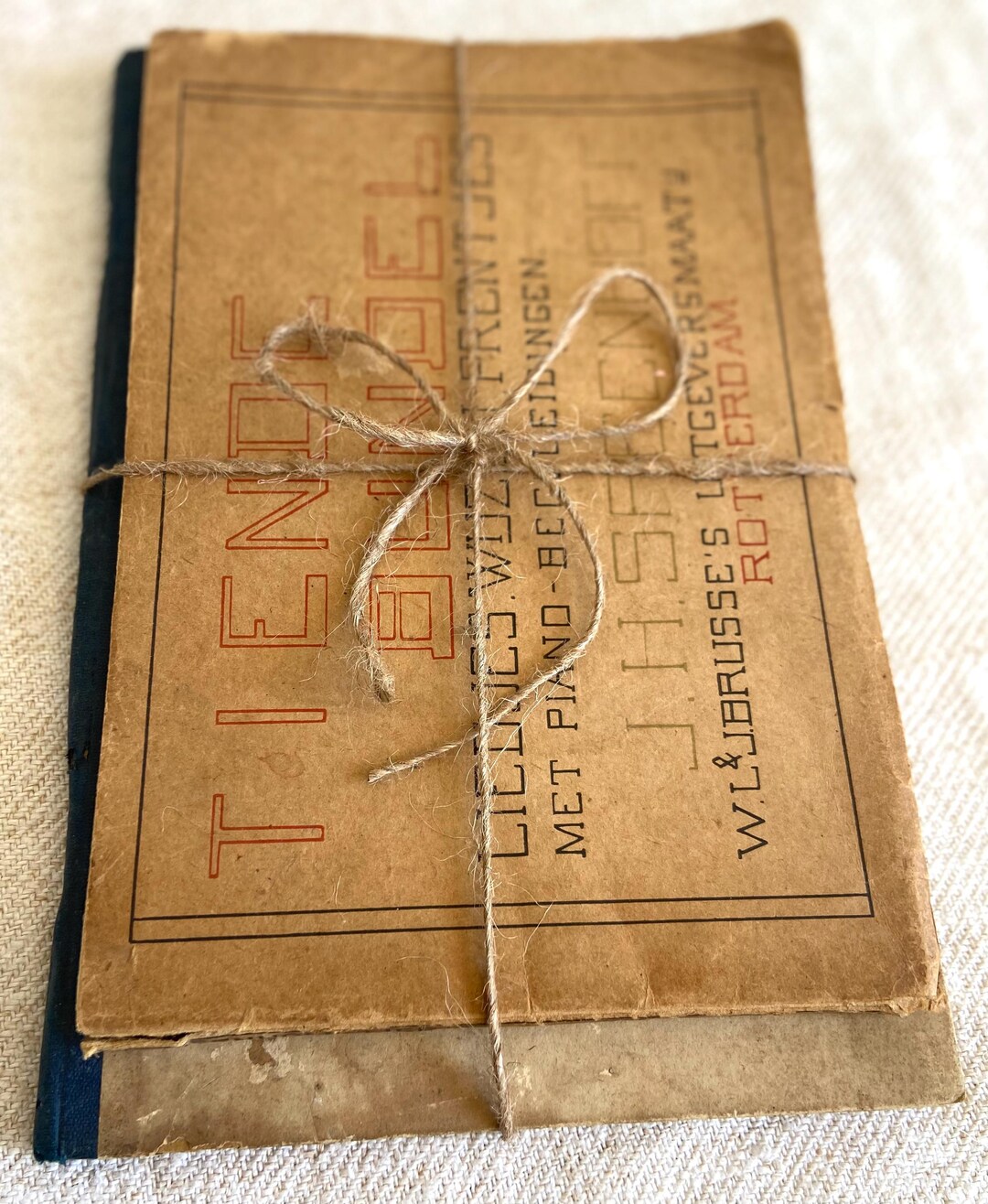 Set of 2 Antique Music Booklets, One in Dutch 1900, One in French 1886 ...