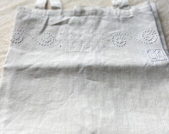アンティークファブリック 刺繍 アンティーク リネン ブラウス 1900