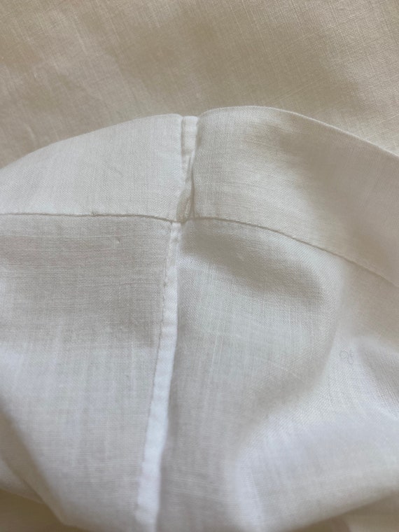 Monogram RH Authentic Pure Cotton Linen Fabric Ni… - image 9