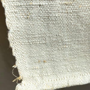 French Antique Pure Nubby Hemp Linen Kitchen Towels, Natural Raw Fiber, Rustic Hand Woven Linen, Homespun Authentic Torchons, 1900 image 3
