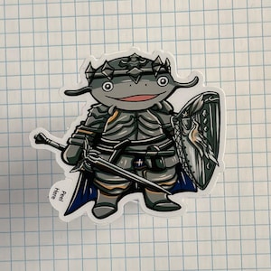 FFXIV Namazu Paladin Job Class Weatherproof/Waterproof Vinyl Sticker
