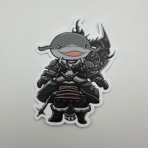 FFXIV Namazu Warrior Job Class Weatherproof/Waterproof Vinyl Sticker