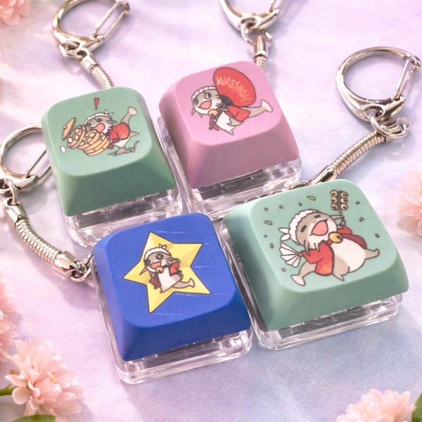 Final Fantasy Namazu Fidget Keycap Light-up Keychain FANFEST 2026