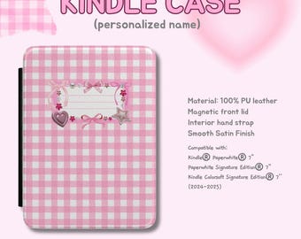 Personalisierte Kindle Hülle, personalisierte Kindle Hülle, personalisierte Name, Kindle gestreift, Kindle Hülle, Geschenk für Kindle