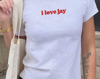 Ich liebe Jay Baby T-Shirt, Y2K Kpop Fan Shirt, Enhypen Merch