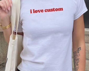 Personalisiertes Baby T-Shirt, Y2K Kpop Fan Shirt, Kpop Merch