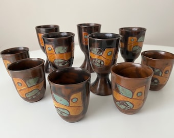 Cerámica de Henk Potter de 10 piezas