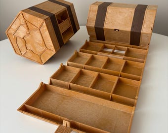 Juego de dos estuches de herramientas Samuel Meijering Rolykit de 1973, estuche de almacenamiento vintage, equipo de pesca