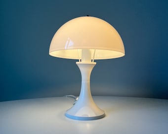 Lámpara de mesa vintage con forma de seta