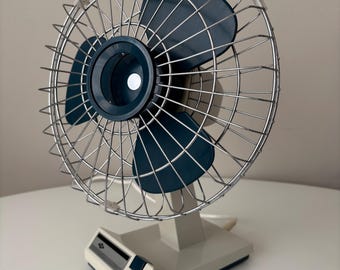 Ventilador industrial vintage - fabricado en Italia - Ventilador retro Itho Indola - 1970-1980