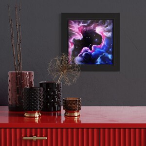 Carina Original Space Oil Painting Handmade Cosmic Wall Art